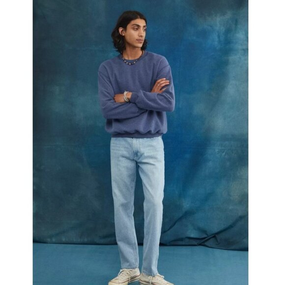 BDG 🟣 NWT Men's Size 32 / 32 Vintage Slim Fit Jeans in Light Wash - Picture 1 of 14